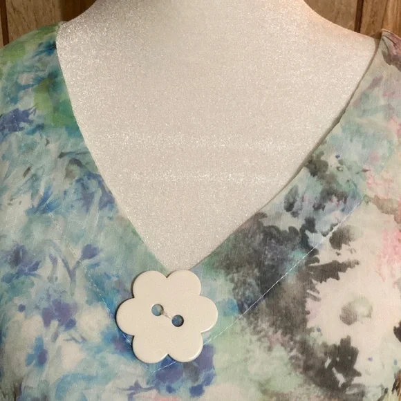 Indigo Soul Multicolor Watercolor Tunic - Picture 5 of 8